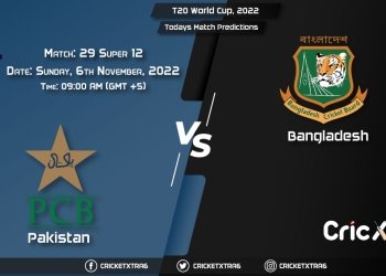 T20 World Cup, 2022, PAK vs BAN Super 12 - Match 29 Prediction, Fantasy Cricket Tips, Pitch Report and Injury Update