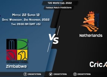 T20 World Cup, 2022, ZIM vs NED Super 12 - Match 22 Prediction, Fantasy Cricket Tips, Pitch Report and Injury Update