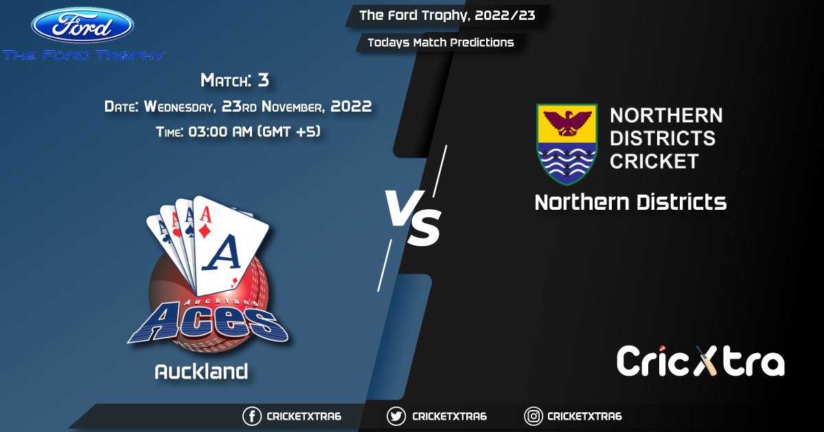The Ford Trophy, 202223, AA vs ND 3rd Match Prediction, Fantasy Cricket Tips, Pitch Report and Injury Update