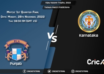 Vijay Hazare Trophy, 2022, PUN vs KAR 1st Quarter Final Match Prediction, Fantasy Cricket Tips, Pitch Report and Injury Update