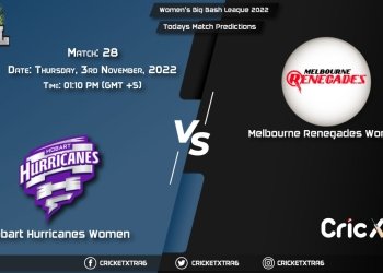 Women's Big Bash League 2022, HB-W vs MR-W 28th Match Prediction, Fantasy Cricket Tips, Pitch Report and Injury Update
