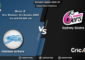 Big Bash League, 202223, STR vs SIX 2nd Match Prediction, Fantasy Cricket Tips, Pitch Report and Injury Update