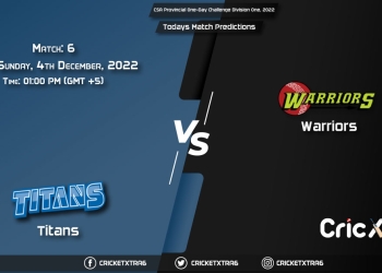 CSA Provincial One-Day Challenge Division One, 2022, TIT vs WAS 6th Match Prediction, Fantasy Cricket Tips, Pitch Report and Injury Update