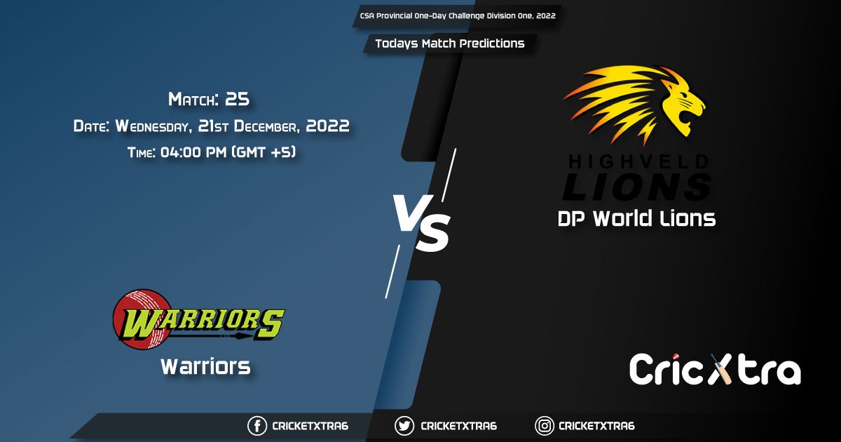CSA Provincial One-Day Challenge Division One, 2022, WAS vs LIO 25th Match Prediction, Fantasy Cricket Tips, Pitch Report and Injury Update