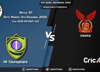 ECS Spain, Barcelona, 2022, AYS vs HAW 97th Match Prediction, Fantasy Cricket Tips, Pitch Report and Injury Update