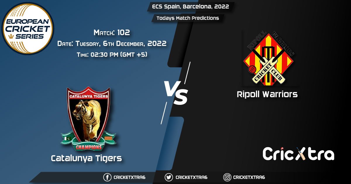 ECS Spain, Barcelona, 2022, CTT vs RIW 102nd Match Prediction, Fantasy Cricket Tips, Pitch Report and Injury Update