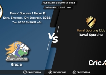 ECS Spain, Barcelona, 2022, GRA vs RAS Group B Match Qualifier 1 Prediction, Fantasy Cricket Tips, Pitch Report and Injury Update