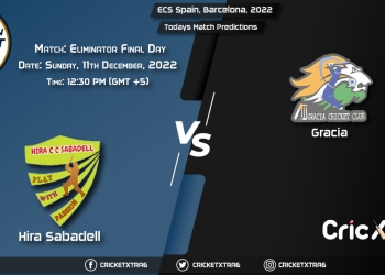 ECS Spain, Barcelona, 2022, HIS vs GRA Final Day Match Eliminator Prediction, Fantasy Cricket Tips, Pitch Report and Injury Update