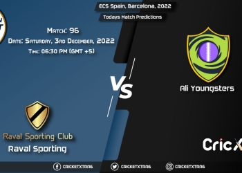 ECS Spain, Barcelona, 2022, RAS vs ALY 96th Match Prediction, Fantasy Cricket Tips, Pitch Report and Injury Update