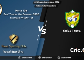 ECS Spain, Barcelona, 2022, RAS vs LDT 104th Match Prediction, Fantasy Cricket Tips, Pitch Report and Injury Update