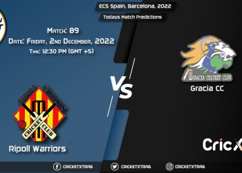 ECS Spain, Barcelona, 2022, RIW vs GRA 89th Match Prediction, Fantasy Cricket Tips, Pitch Report and Injury Update