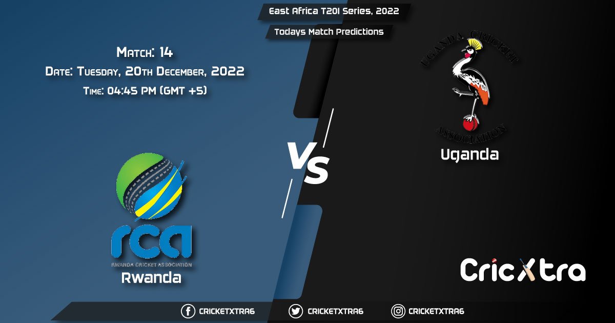 East Africa T20I Series, 2022, RWA vs UGA 14th Match Prediction, Fantasy Cricket Tips, Pitch Report and Injury Update