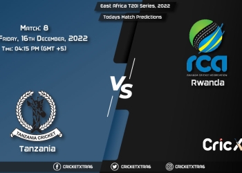 East Africa T20I Series, 2022, TAN vs RWA 8th Match Prediction, Fantasy Cricket Tips, Pitch Report and Injury Update