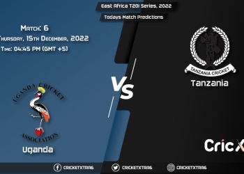 East Africa T20I Series, 2022, TAN vs UGA 6th Match Prediction, Fantasy Cricket Tips, Pitch Report and Injury Update