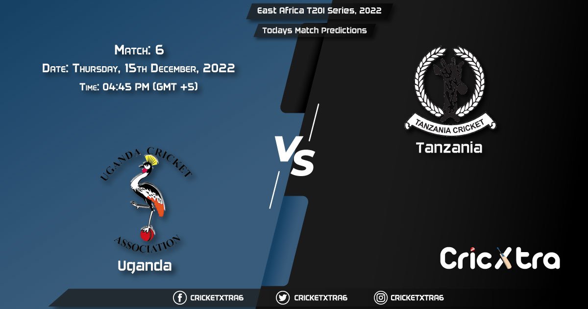 East Africa T20I Series, 2022, TAN vs UGA 6th Match Prediction, Fantasy Cricket Tips, Pitch Report and Injury Update