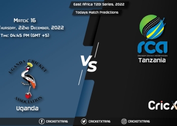 East Africa T20I Series, 2022, UGA vs TAN 16th Match Prediction, Fantasy Cricket Tips, Pitch Report and Injury Update