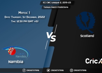 ICC CWC League 2, 2019-23, NAM vs SCO 1st Match Prediction, Fantasy Cricket Tips, Pitch Report and Injury Update