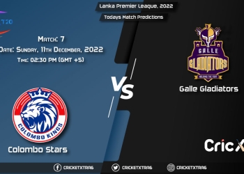 Lanka Premier League, 2022, CS vs GG 7th Match Prediction, Fantasy Cricket Tips, Pitch Report and Injury Update