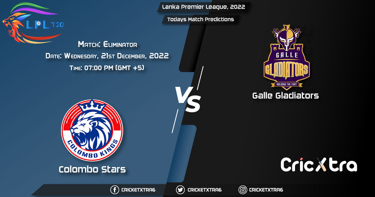 Lanka Premier League, 2022, CS vs GG Eliminator Match Prediction, Fantasy Cricket Tips, Pitch Report and Injury Update