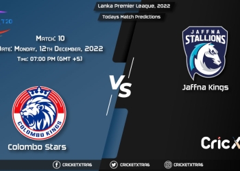 Lanka Premier League, 2022, CS vs JK 10th Match Prediction, Fantasy Cricket Tips, Pitch Report and Injury Update