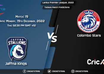 Lanka Premier League, 2022, JK vs CS 19th Match Prediction, Fantasy Cricket Tips, Pitch Report and Injury Update