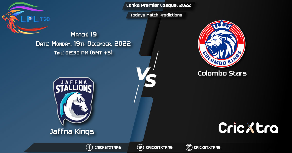 Lanka Premier League, 2022, JK vs CS 19th Match Prediction, Fantasy Cricket Tips, Pitch Report and Injury Update