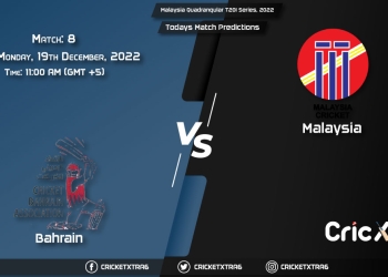 Malaysia Quadrangular T20I Series, 2022, BRN vs MAS 8 Match Prediction, Fantasy Cricket Tips, Pitch Report and Injury Update