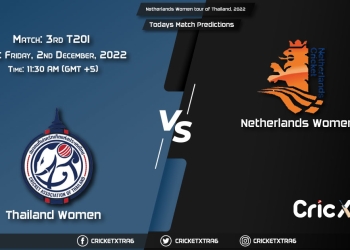 Netherlands Women tour of Thailand, 2022, TL-W vs ND-W 3rd T20I Match Prediction, Fantasy Cricket Tips, Pitch Report and Injury Update