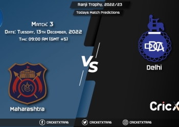 Ranji Trophy, 202223, MAH vs DEL 3rd Match Prediction, Fantasy Cricket Tips, Pitch Report and Injury Update