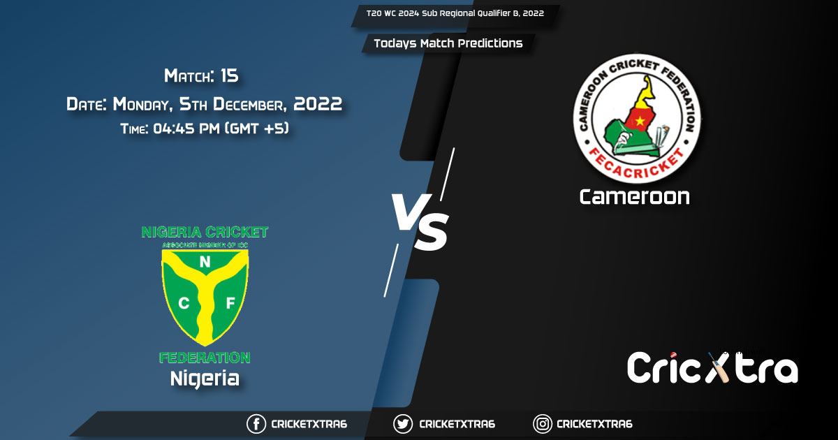 T20 WC 2024 Sub Regional Qualifier B, 2022, NIG vs CAM 15th Match Prediction, Fantasy Cricket Tips, Pitch Report and Injury Update