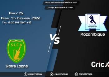 T20 WC 2024 Sub Regional Qualifier B, 2022, SLE vs MOZ 25th Match Prediction, Fantasy Cricket Tips, Pitch Report and Injury Update