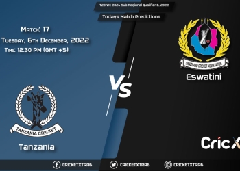 T20 WC 2024 Sub Regional Qualifier B, 2022, TAN vs SWZ 17th Match Prediction, Fantasy Cricket Tips, Pitch Report and Injury Update