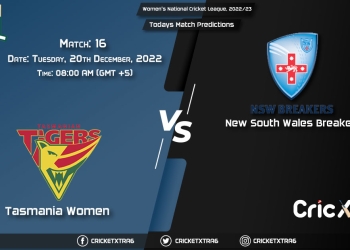 Women's National Cricket League, 202223, TAS-W vs NSW-W 16th Match Prediction, Fantasy Cricket Tips, Pitch Report and Injury Update