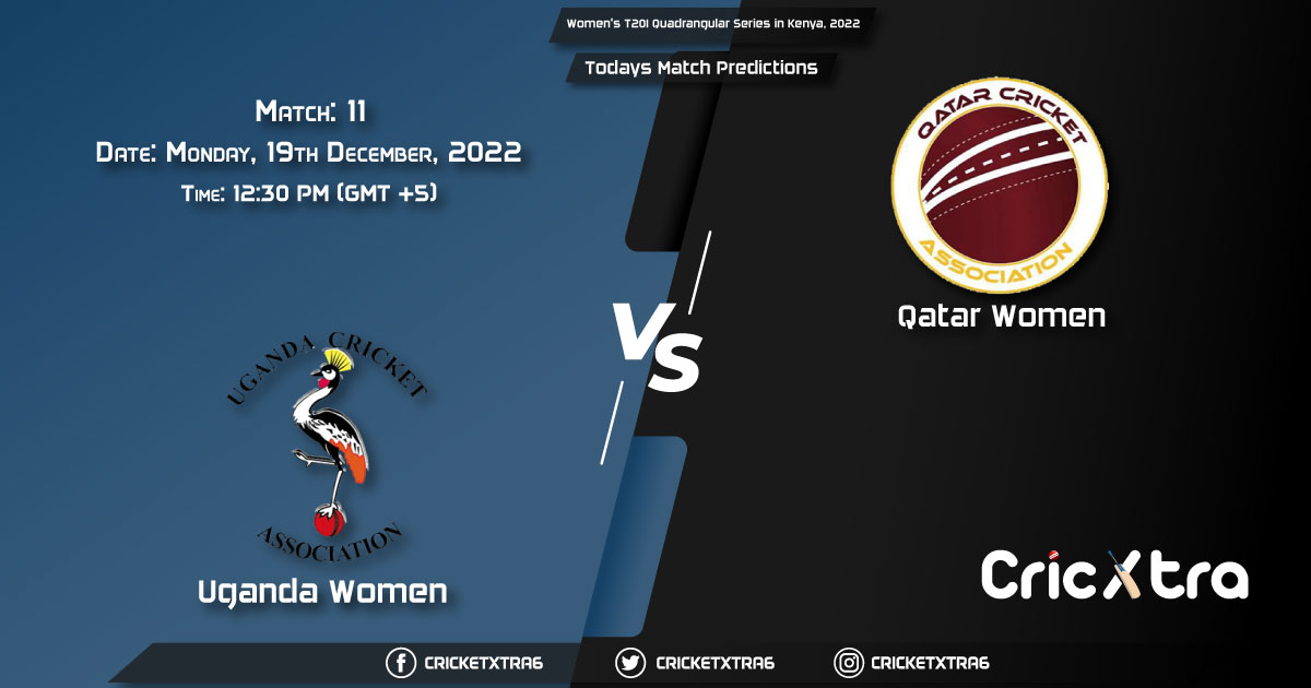 Women's T20I Quadrangular Series in Kenya, 2022, UGA-W vs QAT-W 11th Match Prediction, Fantasy Cricket Tips, Pitch Report and Injury Update