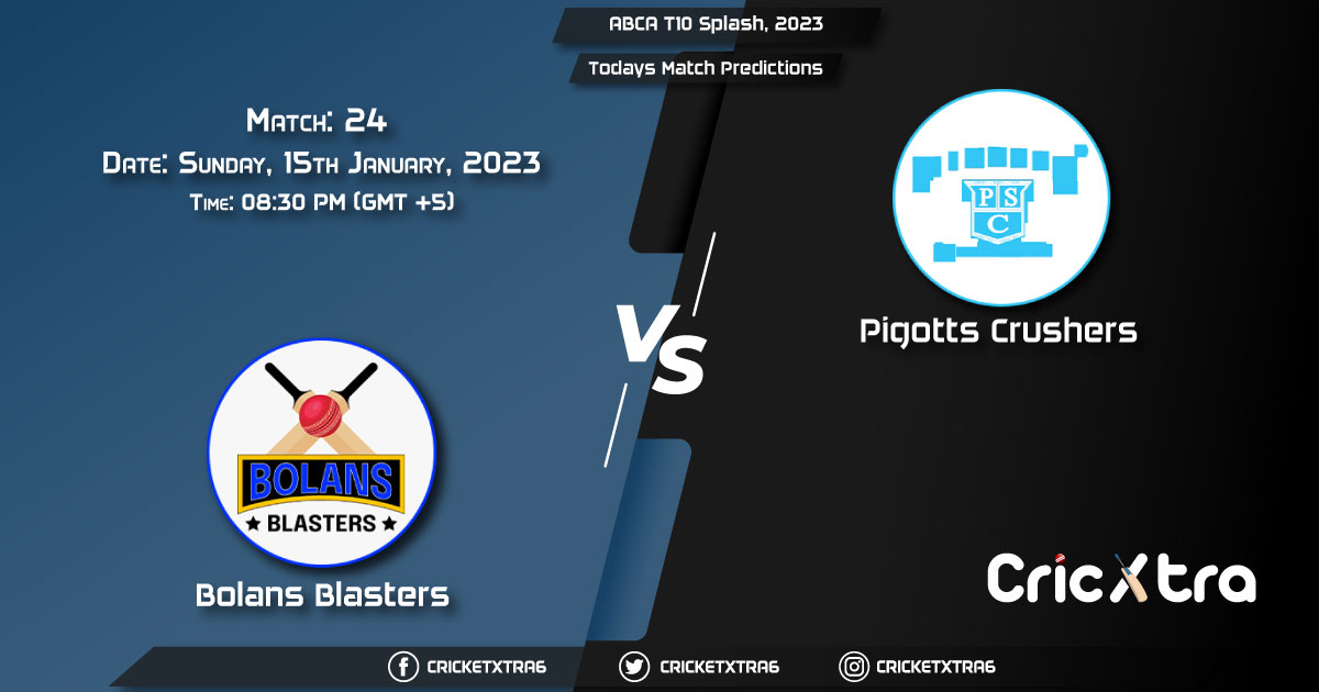 ABCA T10 Splash, 2023, BOB vs PIC 24th Match Prediction, Fantasy Cricket Tips, Pitch Report and Injury Update