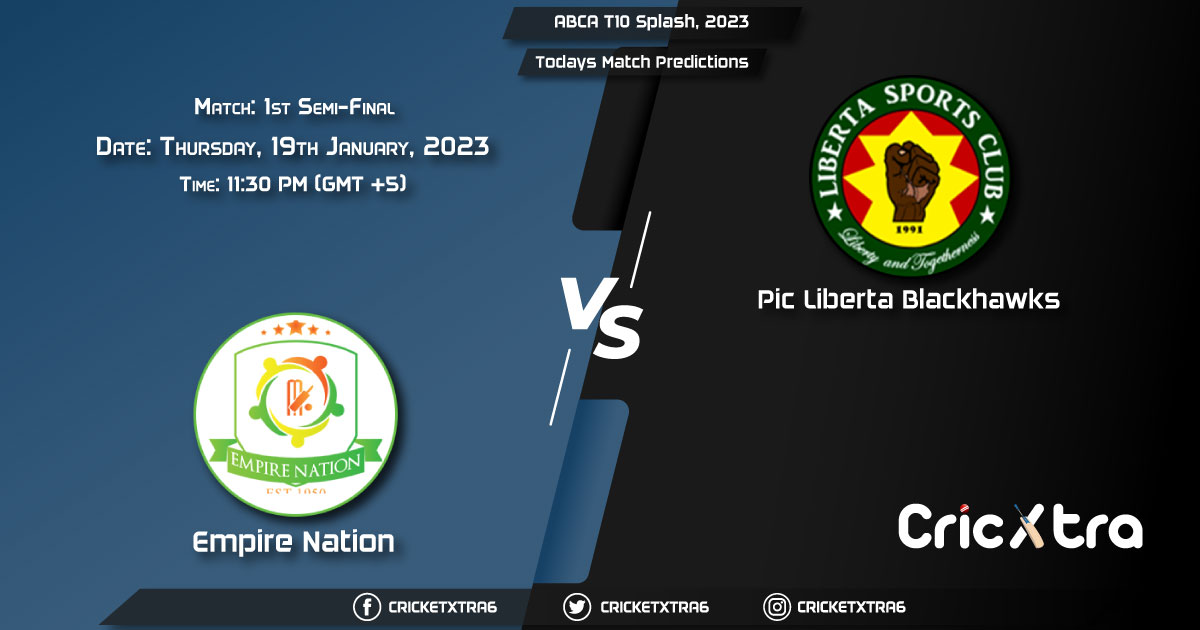 ABCA T10 Splash, 2023, EMN vs PLBH 1st Semi-Final Match Prediction, Fantasy Cricket Tips, Pitch Report and Injury Update