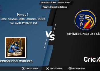 Arabian Cricket League, 2023, INW vs ECC 1st Match Prediction, Fantasy Cricket Tips, Pitch Report and Injury Update