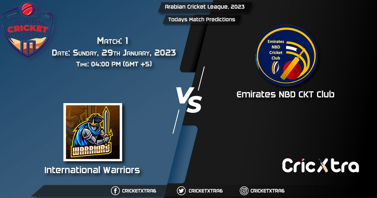 Arabian Cricket League, 2023, INW vs ECC 1st Match Prediction, Fantasy Cricket Tips, Pitch Report and Injury Update