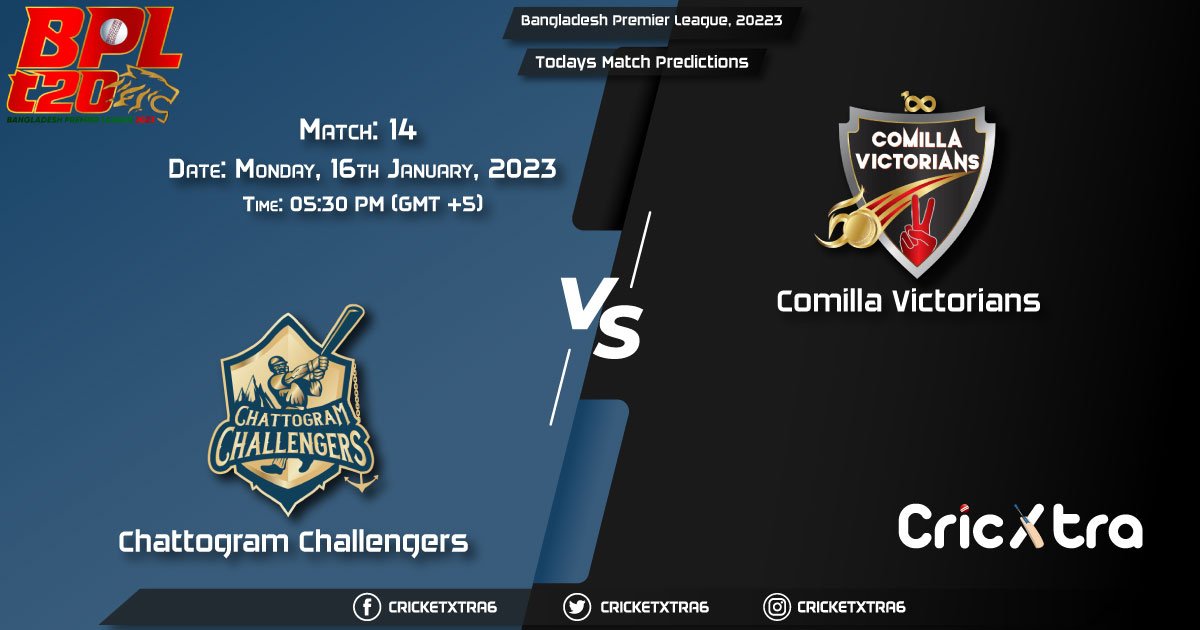 Bangladesh Premier League, 20223, CCH vs COV 14th Match Prediction, Fantasy Cricket Tips, Pitch Report and Injury Update