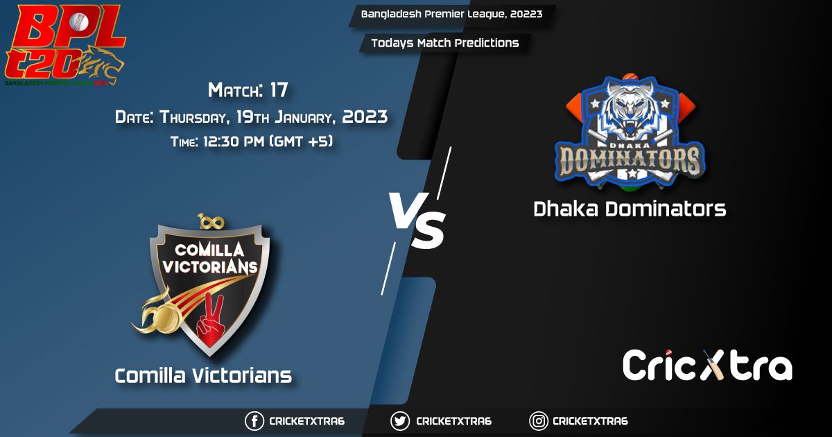 Bangladesh Premier League, 20223, COV vs DD 17th Match Prediction, Fantasy Cricket Tips, Pitch Report and Injury Update