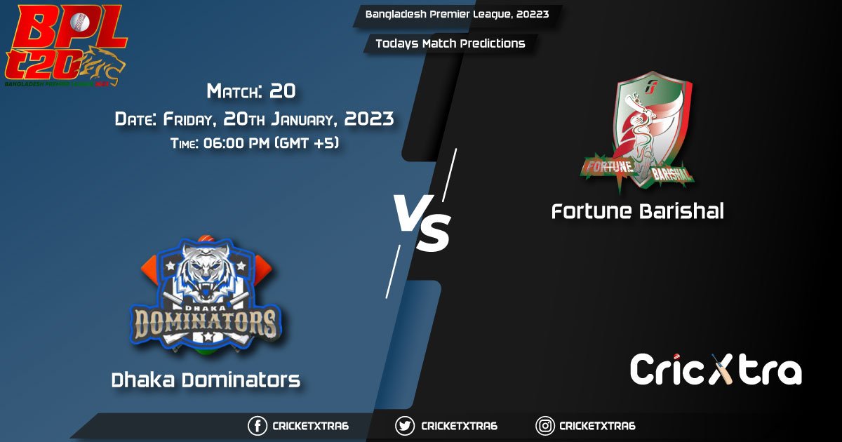 Bangladesh Premier League, 20223, DD vs FBA 20th Match Prediction, Fantasy Cricket Tips, Pitch Report and Injury Update