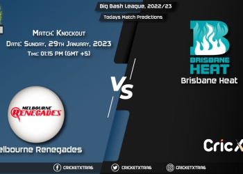 Big Bash League, 202223, REN vs HEA Knockout Match Prediction, Fantasy Cricket Tips, Pitch Report and Injury Update