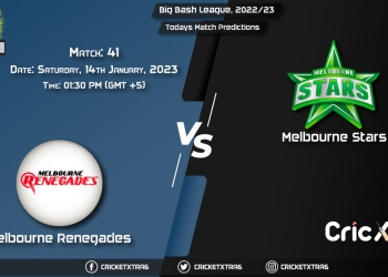 Big Bash League, 202223, REN vs STA 41st Match Prediction, Fantasy Cricket Tips, Pitch Report and Injury Update