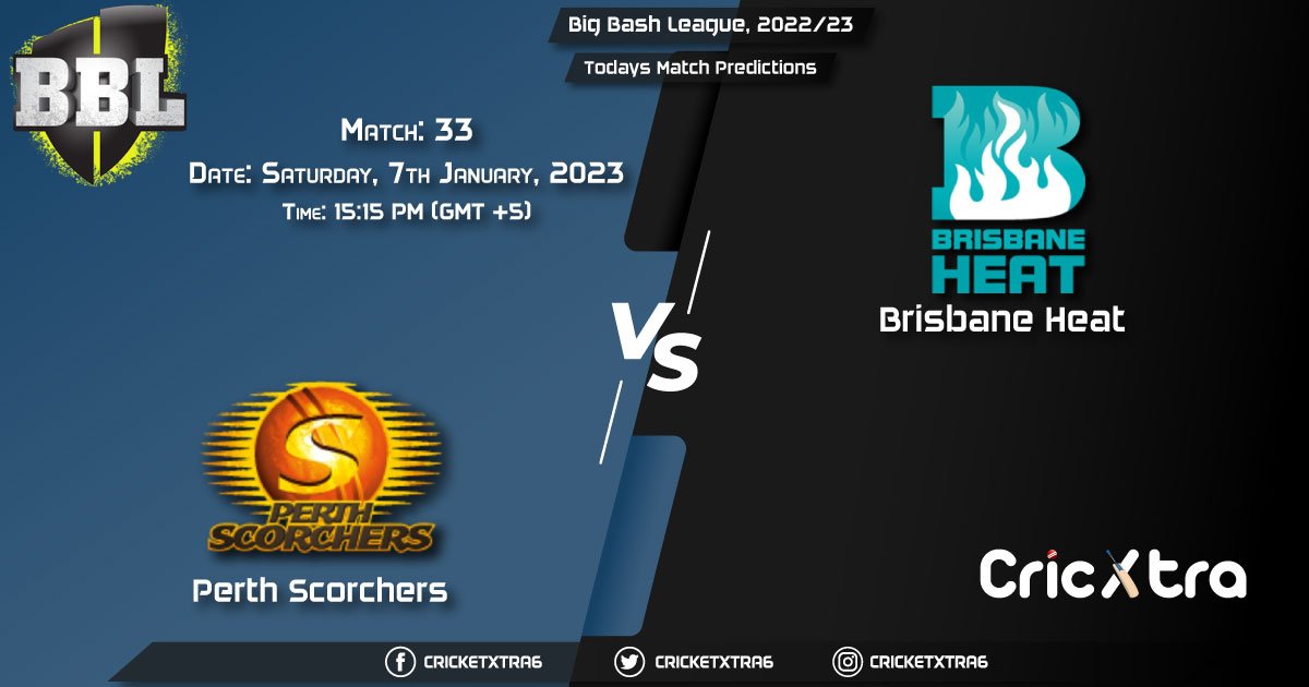 Big Bash League, 202223, SCO vs HEA 33rd Match Prediction, Fantasy Cricket Tips, Pitch Report and Injury Update