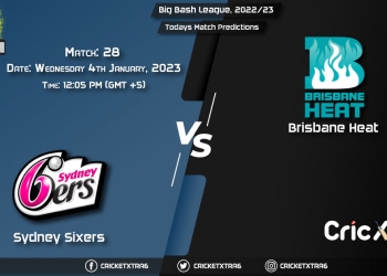 Big Bash League, 202223, SIX vs HEA 28th Match Prediction, Fantasy Cricket Tips, Pitch Report and Injury Update