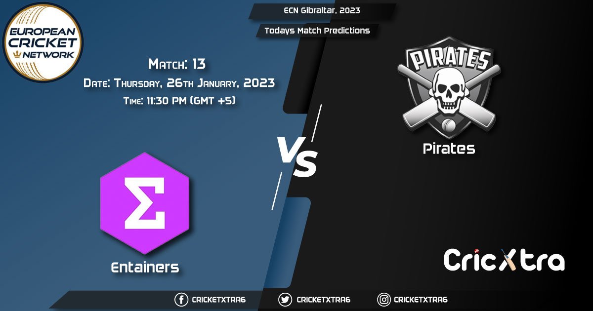 ECN Gibraltar, 2023, ETS vs PIR 13th Prediction, Fantasy Cricket Tips, Pitch Report and Injury Update