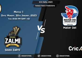 ECS Malta, 2023, GZZ vs MTD 1st Match Prediction, Fantasy Cricket Tips, Pitch Report and Injury Update