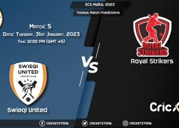 ECS Malta, 2023, SWU vs RST 5th Match Prediction, Fantasy Cricket Tips, Pitch Report and Injury Update