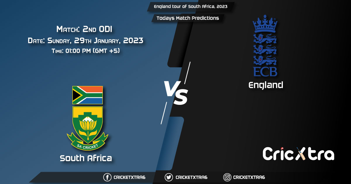 England tour of South Africa, 2023, SA vs ENG 2nd ODI Match Prediction, Fantasy Cricket Tips, Pitch Report and Injury Update