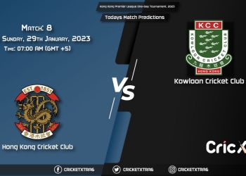 Hong Kong Premier League One-Day Tournament, 2023, HKCC vs KCC 8th Match Prediction, Fantasy Cricket Tips, Pitch Report and Injury Update